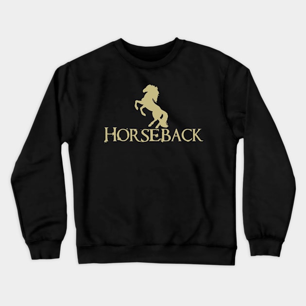 Horseback Crewneck Sweatshirt by letnothingstopyou